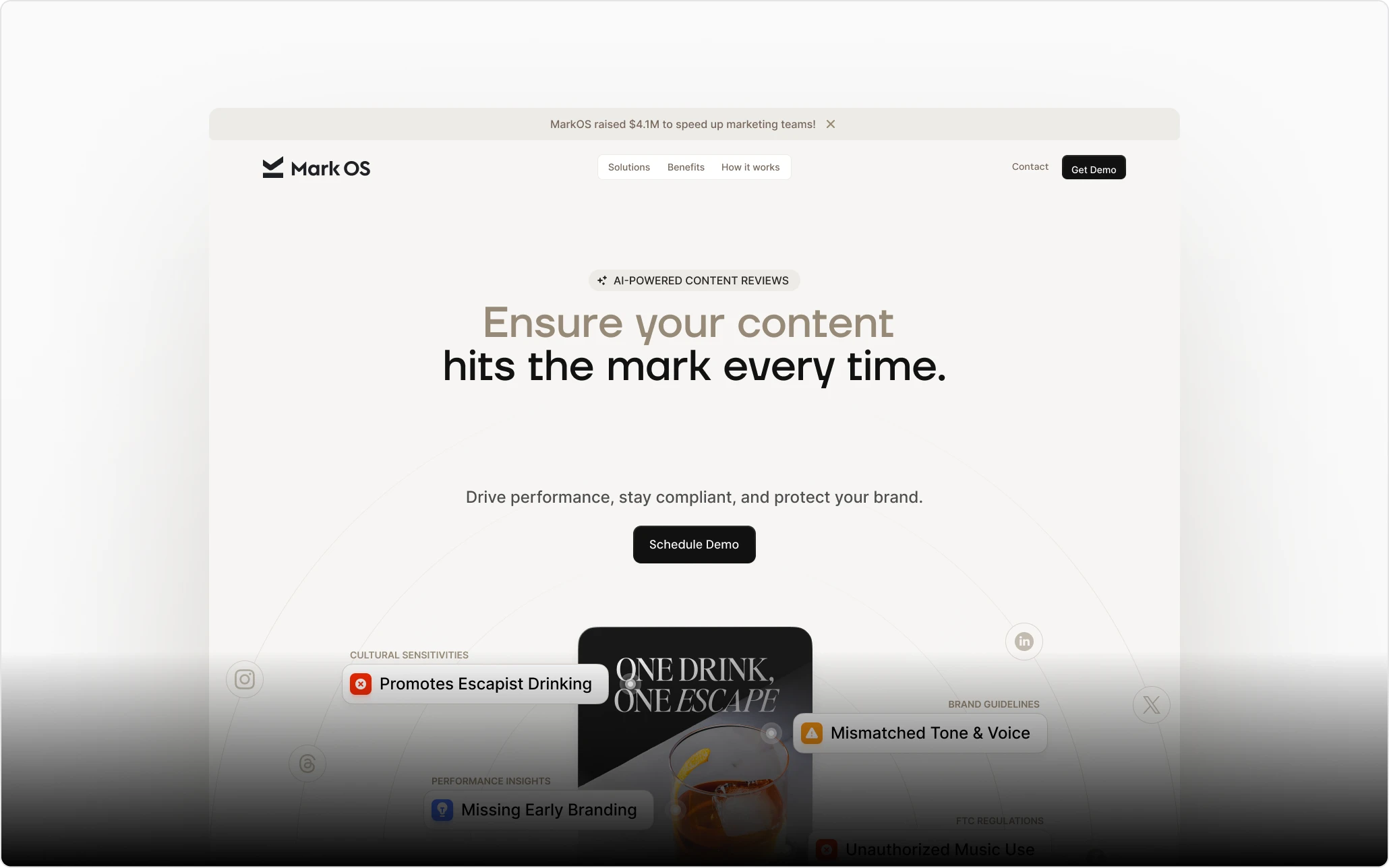 MarkOS — The New Way to Review Your Marketing Content cover image