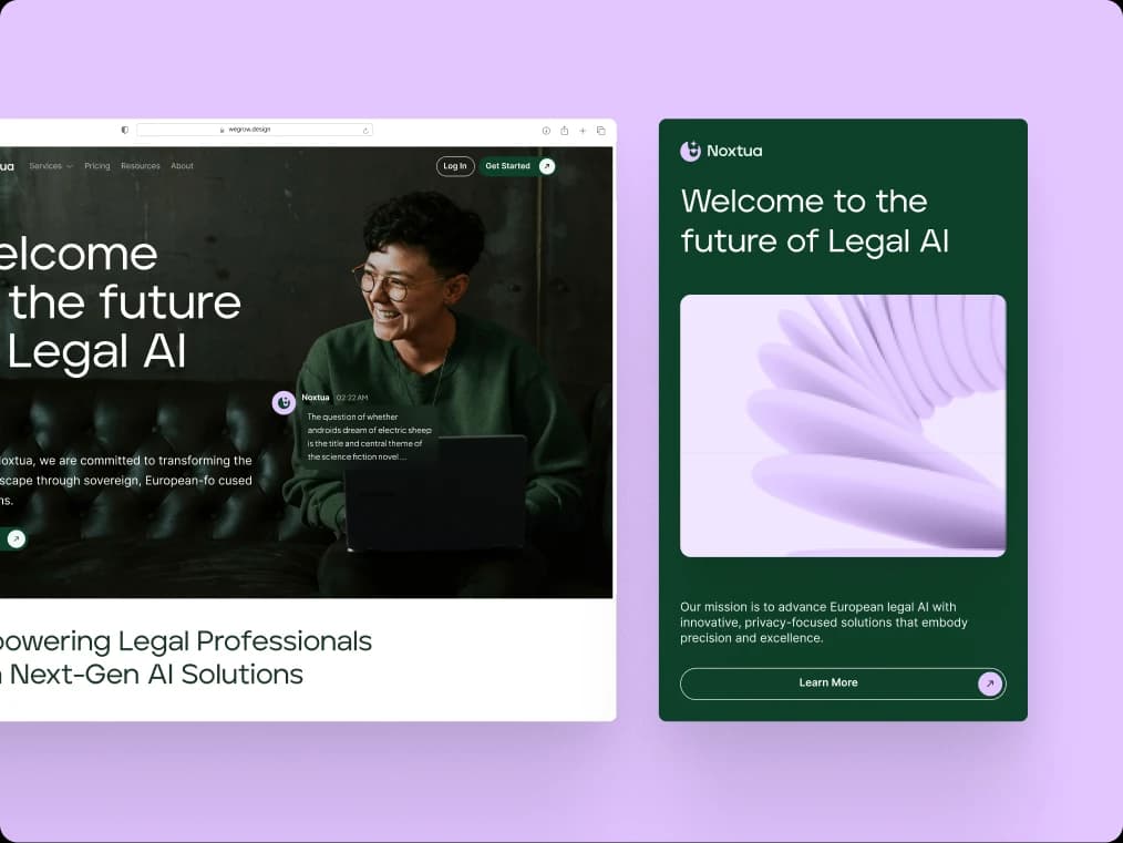 Noxtua dashboard concept